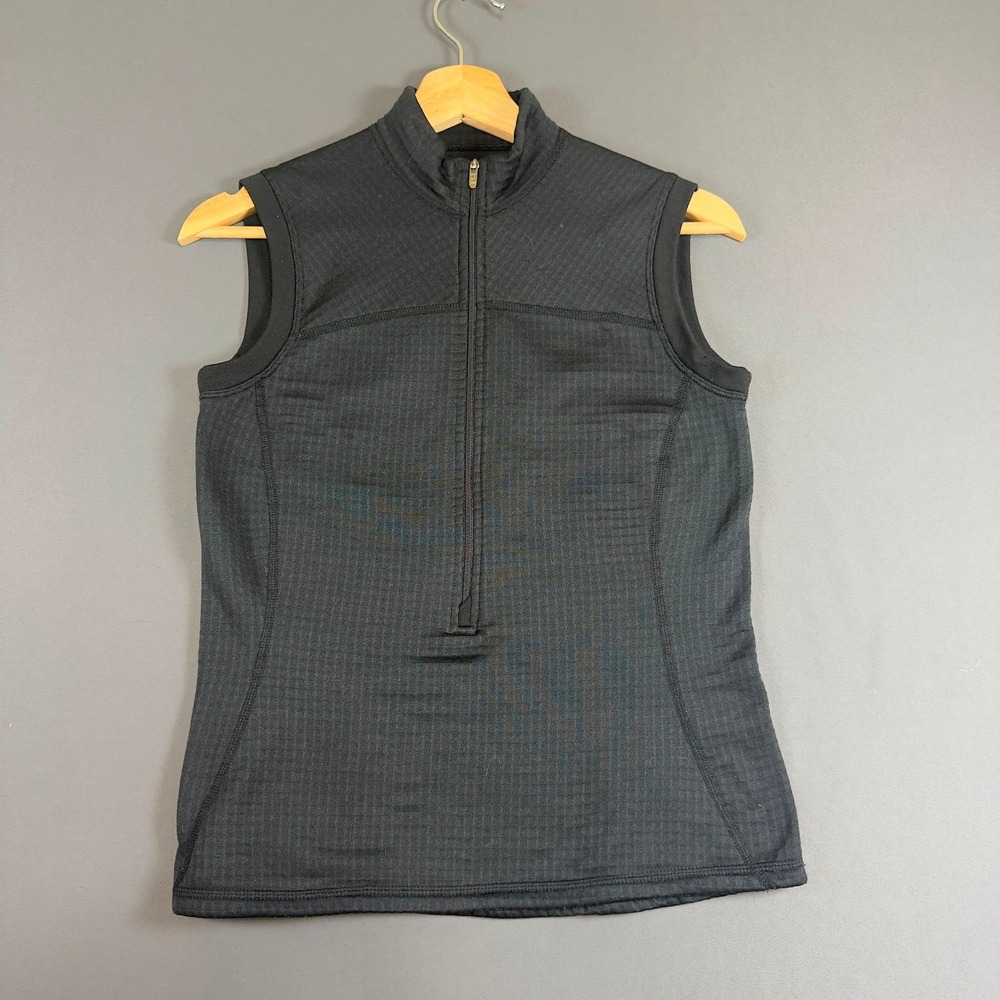 MEC Mountain Equipment Co-op 1/2‎ Zip Performance Vest Black Women's Small